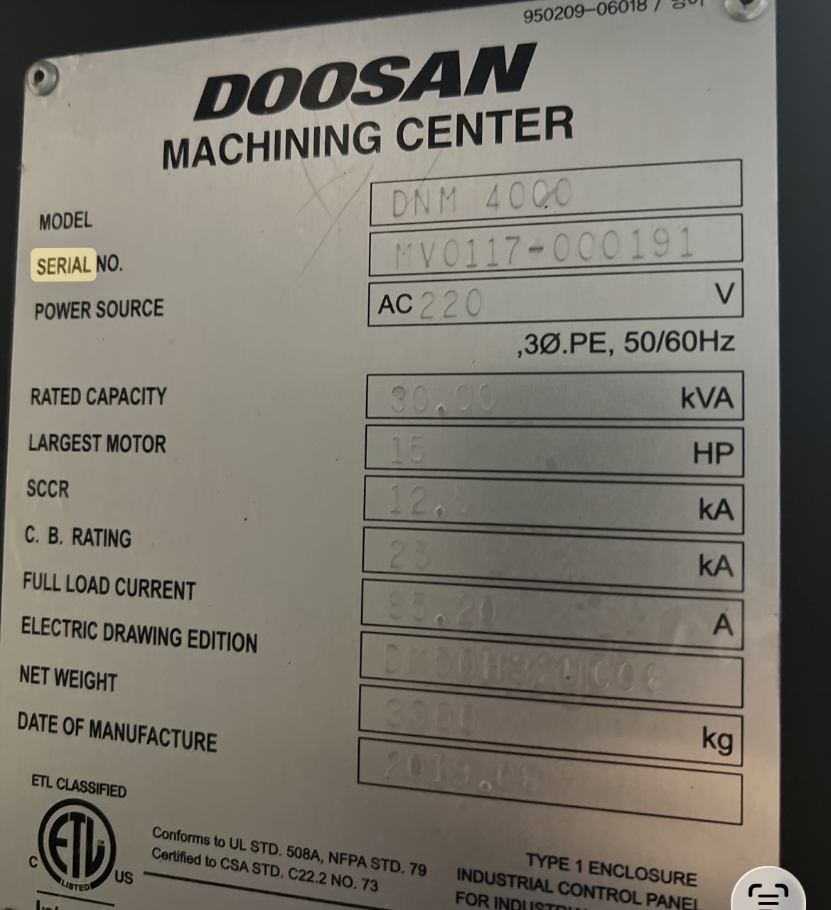 Doosan / DNM4000: Image 8